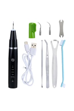Tieker Ultrasonic Pet Teeth Cleaner Set Cat Dog Grooming Teeth Cleaner Oral Whitening Cleaning Tool Pet Electric Toothbrush