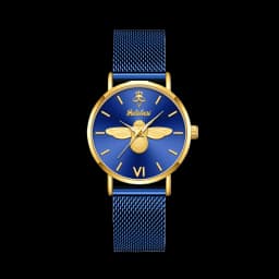YaLaLuSi Minimalist Quartz Couple’s Watches with 3D Bee Relief Design for Men and Women Relojes De Mujeres