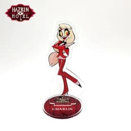 Hot Anime Acrylic Stand 15cm Hell Boss Blitzø/Loona hazbin hotel Tabletop Decorations Exquisite Christmas gift birthday present