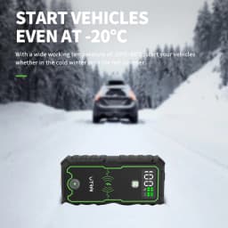 UTRAI Car Jump Starter 4000A Car Battery Starters 16000mAh Portable Power Bank 10W Wireless Charging Propulsion Booster For Car