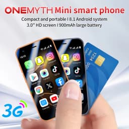 2026 NEW ONEMYTH A17 3G 3.0 Inch HD Mini Smartphone Android 8.1 Dual SIM Standby Phone 2GB+16GB 900mAh Small Original Cell Phone