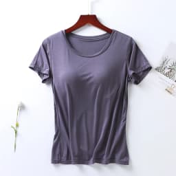 M-4XL Modal Comfortable Sleep Shirts For Women Short Sleeve One Piece Pajamas Tops Chest Pad Summer Nightwear Home T-shirt