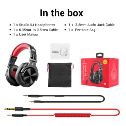 Oneodio A71 Wired HiFi Headphones With Mic Over Ear Stereo Hi-Res Headset Studio DJ Headphone For Recording Monitor 3.5/6.35mm