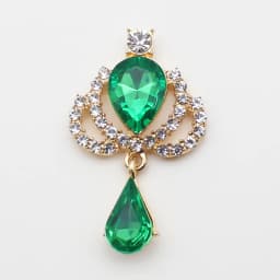 10 New 23 * 38mm Alloy Rhinestone Acrylic Brooch Fashion Gorgeous Party Holiday Wine Glass Creative Pendant