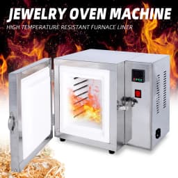 800℃ Jewelry Casting Burnout Furnace with PID Temperature Control 1500w Plaster Mold Metal Melting Casting Oven Machine