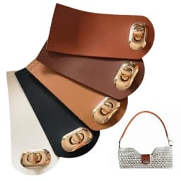 5.5*12cm Leather Bag Buckle Hasp Buttons Handmade Sewing Flip Cover Real Leather Replacement Bag Accessories Bag Charm Bag Parts