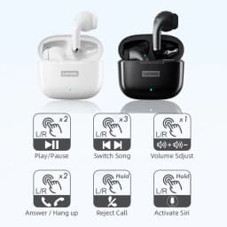 Lenovo LP40 Pro Wireless Headphones Bluetooth 5.4 TWS HiFi Stereo Earphones Gaming Sports Touch Control HD Call with Mic Earbuds
