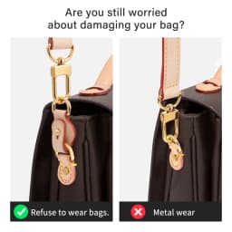CRAZYSMITH Bag Strap Transformation for LV Metis Punch-Free Handbag Strap Hardware Protection Anti-wear Buckle Bag Accessories