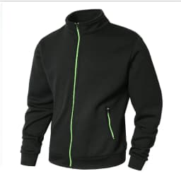 Spring Men's Lapel Sweater Zip Collar Cardigan Men's Casual Sweater Men's Clash of Colours Zip Top Jacket Jacket
