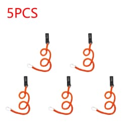 5-1PCS Elastic Kayak Canoe Paddle Leash Safety Boat Fishing Rod Pole Coiled Lanyards Anti-Lost Rope Rowing Kayak Paddle Leash