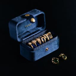 TAIMY Mini Plush Velvet Ring Jewelry Box Portable Travel Storage Case Free Support Custom Logo Service Jewelers Packaging Boxes