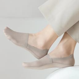 Man Breathable Invisible No Show Male Ice Silk Ankle Sock Slippers Summer Hollow Out Mesh Thin Anti-slip Low Cut Boat Socks