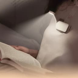 LED Clip-On Reading Light – Adjustable, Portable & USB Rechargeable Book Light for Night Reading