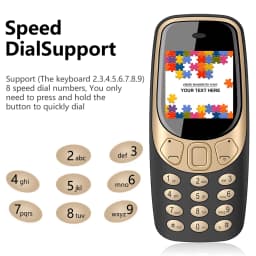 SERVO Q3308 PRO 3 SIM Standby Mini Mobile Phone Magic Voice Bluetooth Dialer Speed Dial FM Radio 2G GSM Super Smaller Cellphones