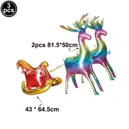 Large Christmas Foil Balloons Standing Christmas Tree Balloon Santa Snowman Balloon New Year Home Christmas Decorations Globos