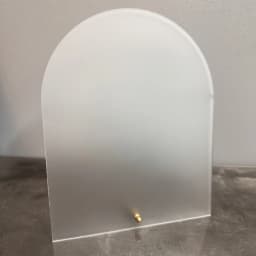 Acrylic Sign DIY Blank Acrylic Plate Table Number with Base Stand Suitable for Wedding Events and Party Tabletop Decoration