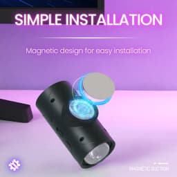 4/2/1 PCS Motion Sensor Smart Light, Dimmable LED Night Lamp, RGB Gradient Ambient Light, Rechargeable Wall Sconce Light Sensor