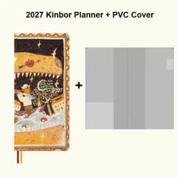 2027 Kinbor Weekly Planner Journal Notebook Daily Monthly Yearly Weeks Plan 52g Bachuan Paper Record Agenda for Back To School