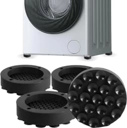 Anti Vibration Feet Pads For Washing Machine Mat Slipstop Silent Universal Slip Shock-absorbing Foot Washing Machine Protects