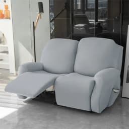 1/2/3 Seater Soft Recliner Sofa Cover Solid Color Simple Single Sofa Slipcover Relax Couch Armchair Protector Case Removable