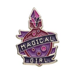 Purple Witch Magic Bottle Enamel Pin Cartoon Dream Love Potion Brooch Shirt Clothes Lapel Badge Accessories Animal Butterfly Pin