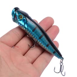 New Arrival 1 Pcs Big Popper Fishing Lures 9.5cm 12g 3d Eyes Bait Topwater Crankbait Wobblers Tackle Isca Poper Japan