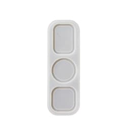 Miniature Food Candy Biscuits Tray Silicone Mold Mini Dessert Tray Plate Uv Resin Mold Food Play Round Keychain Silicone Mold
