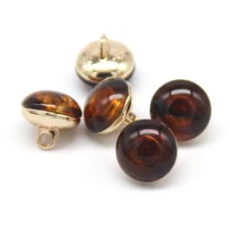HENGC Round Light Cat Eyes Gold Metal Buttons For Clothing Garment Decorative Vintage Coat Buttons Sewing Accessories Wholesale