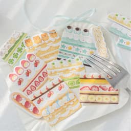 180pcs Dingding Cake Shop Series Kawaii Cake Appearance Message Sticker Index Creative Student Stationery Scrapbook Sticker