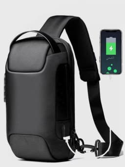 Multi-Functional Large Capacity Chest Bag Single Shoulder Motorcycle Sports Bag Traveling Business Trip Crossbody Bag