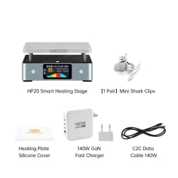 ALIENTEK HP20 Hot Plate Preheater MINI Heating Plate Soldering Station PD3.1 Digital Constant Temperature 350° Heating Tool 200W