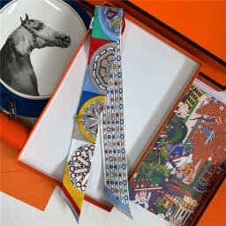 POBING 2025 New Style Binding Handle Hairband Silk Scarf 100% Mulberry Silk Amazon Celebration Twill Silk 5*86CM