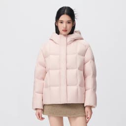 Semir Women Down Jacket 90 Percent Down Fill Waterproof Oil Resistant Stain Resistant Thermal Warmth Antistatic Hooded 2026 New