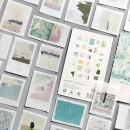50Pcs Fog Forest Diary Decorative Stickers Pack DIY Label Stationery Deco Photograph Album Scrapbooking Flakes