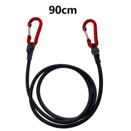 Heavy Duty 8mm Bungee Cords Latex Elastic Tie Strap With Aluminum Carabiner Hooks For Camping Tent Luggage Packing Ropes
