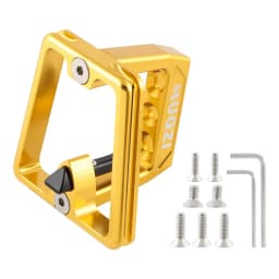 For Birdy Dahon 412 SP8 Folding Bicycle Front Bag Carrier Mount Adapter Adjustable Clamp Ring Bike Front Bag Holder Adapter