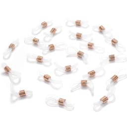 50Pcs Eyeglasses Ear Hook Connector Spectacles Chain Glasses Retainer Ends Rope Cord Holder Strap Retainer End Loop Findings