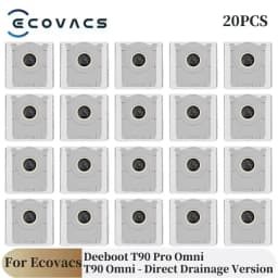 For Ecovacs Deebot T90 Pro Omni/T90 Omni Robot Vacuum Cleaner Parts Main Roller Side Brush Filter Mop Cloth Dust Bag Accessories