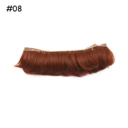 5CM DIY Accessories 1/6 1/4 1/3 Short Curly Wigs Doll Fringe Hair Toy Toupee Mini Tresses High-Temperature