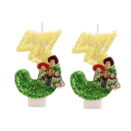 Hot Cute Cartoon T-O-Y Story Digital Candle Numbers 0-9 Kids Birthday Cake Decoration Cartoon Party Supplies Accessory