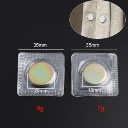 5-10-50Sets 18MM/20MM Strong Round PVC Invisible Hidden Magnetic Snap Button For Sewing Clothing Garment Bags Magnet Fasteners