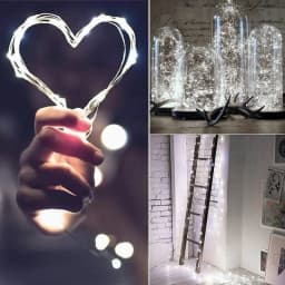 1M 2M 5M 10M Copper Wire LED String Lights Holiday Lighting Fairy Garland for Christmas Tree Wedding Party Decoration