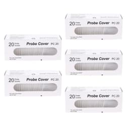 100 Pieces Ear Thermometer Probe Covers BPA Free Lens Filters Refill Covers for Thermometer Models Digital Thermometers