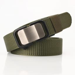 New Nylon Automatic Buckle Belt Men's Casual Canvas Belt Breathable Versatile Jeans Belt Designer High Quality Canvas Waist Band