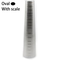 Stainless Steel Bracelet Mandrel Sizing Tool Round Oval Wooden Bangle Shaping Tool DIY Jewelry Mandrel for Beginners