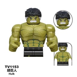 Blind Box Mini Building Blocks TV6204 Figures Big Goblin Spiderman Iron Man Venom Captain Hawk Deadpool Armor Christmas Gift Toy
