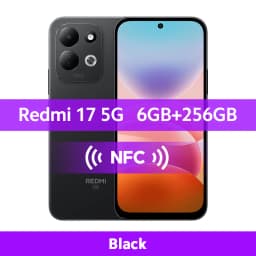 Redmi 17 5G Smartphone Global Version Snapdragon® 4 Gen 5 CPU 50MP Camera 7500mAh 45W Turbo Charging NFC 6.9" Display 120Hz