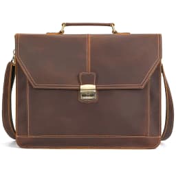 High Quality Laptop Briefcase Bag For Men Male 2026 New Arrivals Genuine Leather Briefcase Bag Real Cowskin Shoulder Bag Men