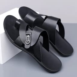Summer Men Sandals Open Toe Flat Mens Casual Shoes Outdoor Walking Sandals for Men Beach Shoes Sandalias Hombre Men Slippers