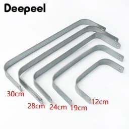 1Set 12-30cm Metal Purse Frame Handbag Internal Doctor Inner Bag Sewing Brackets Bags Handle DIY Leather Crafts Accessories